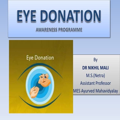 Eye donation