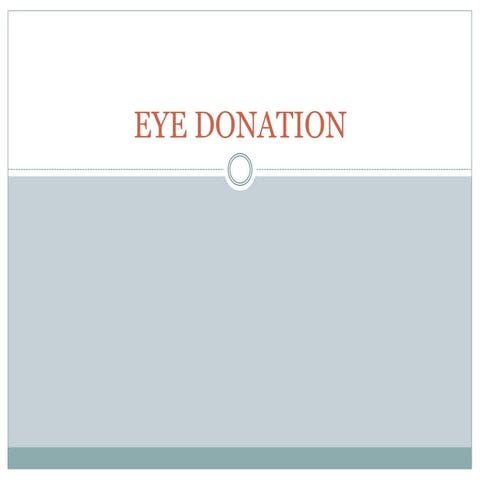 Eye donation