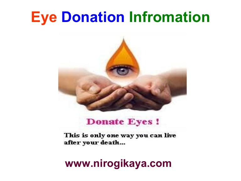 Who cannot donate eyes picture