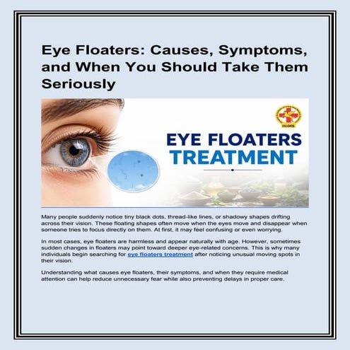 9Posterior Vitreous Detachment patient education | DOCX