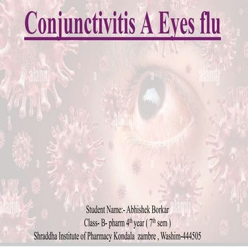 Conjunctivitis eye flu..pptx