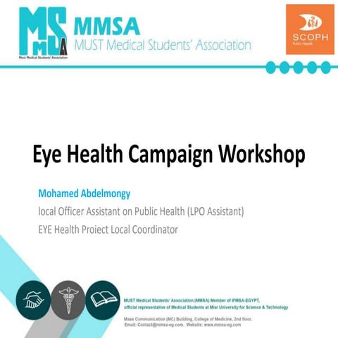 Eye health campaign workshop IFMSA