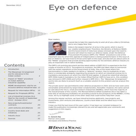 Eye on Defense- Dec 2012