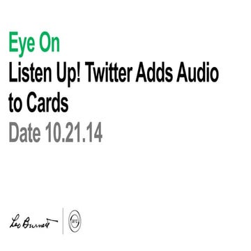 Twitter Introduces Audio Cards: What Brands Need to Know