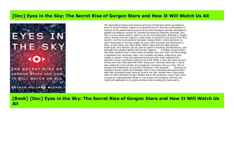 [Doc] Eyes in the Sky The Secret Rise of Stare and How It Wil…