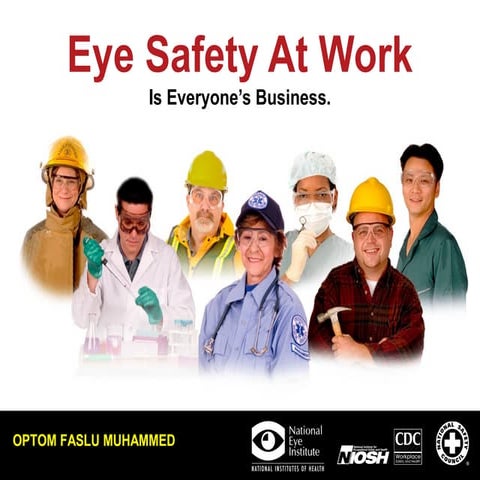 Eye safety at work