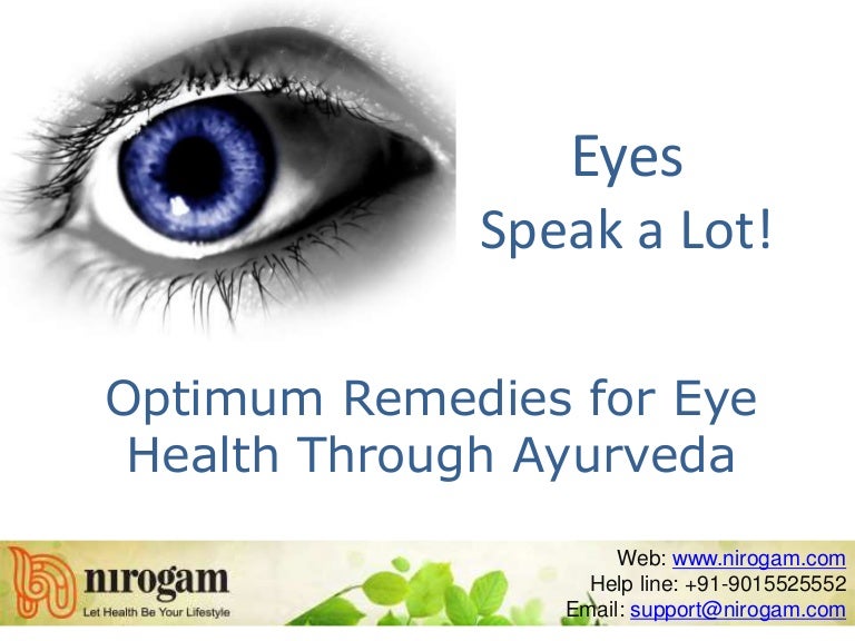 Natural Remedies for Optimum Eye Health