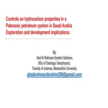 Paleozoic in saudi arabia