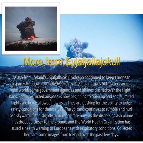Eyjafjallajokull volcano