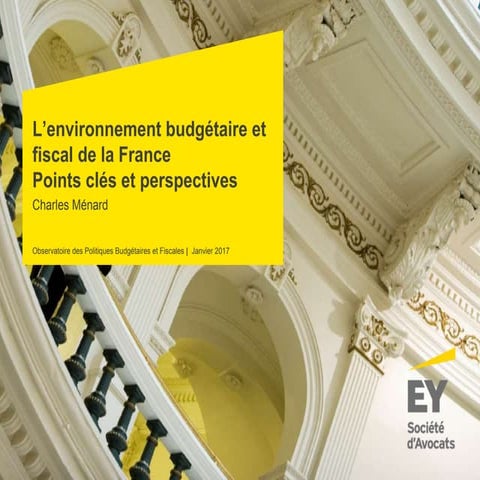 Observatoire des Politiques Budgétaires et Fiscales - janvier 2017