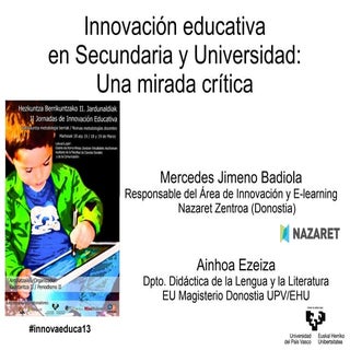 Innovar en la Universidad: Perspect...
