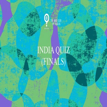 INDIA QUIZ FOR SCHOOLS | THE QUIZ CLUB OF PSGCAS | AUGUST 2024