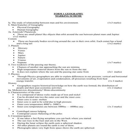 F 1-geography-paper-form-1-mid-term-2-exam-2017 | PDF
