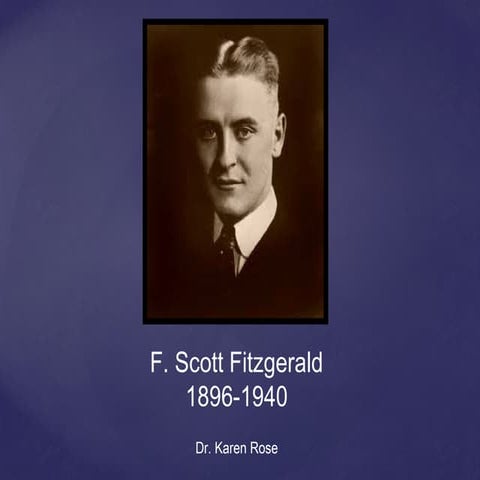F. scott fitzgerald