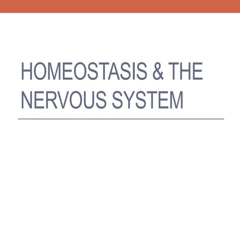 F.1   nervous system homeostasis