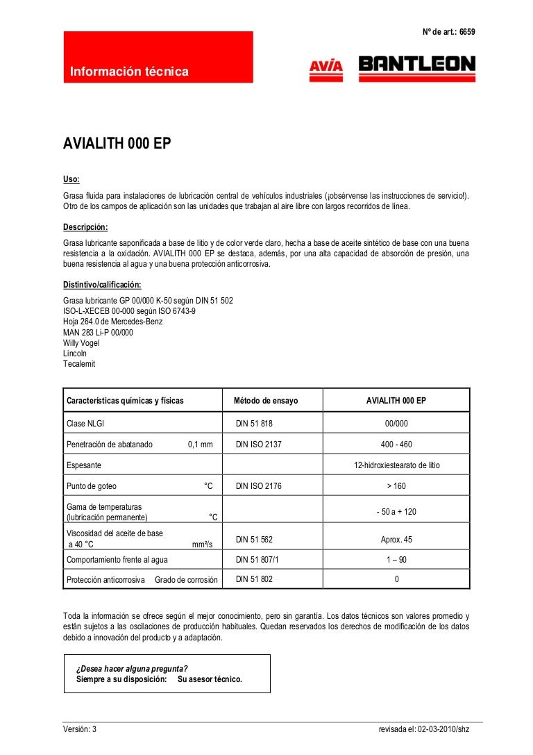 F. Tecnica Avialith 000 EP