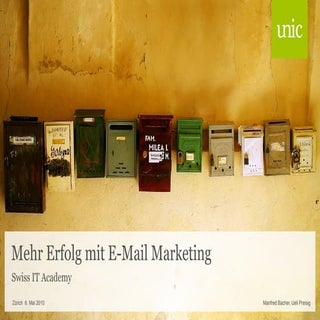 F-1 - Mehr Erfolg mit E-Mail Marketing