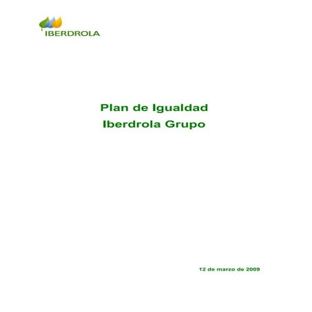 F...2009 03 12 cc cee plan de igualdad de iberdrola grupo