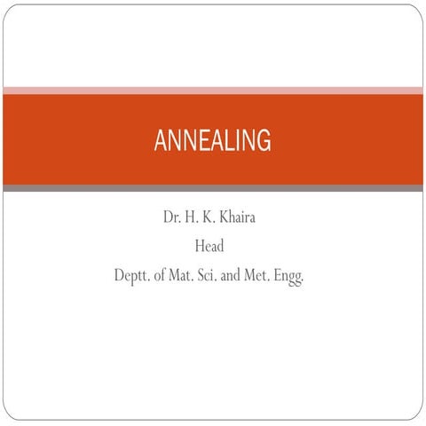 annealing