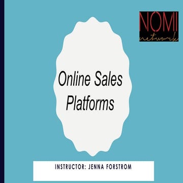 NOMI Network Online Sales Platforms - Spring 2019 - Khmer
