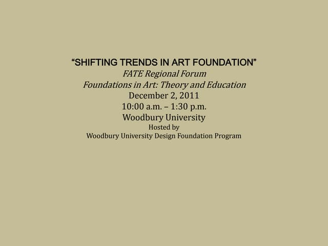F. forum powerpoint presentation