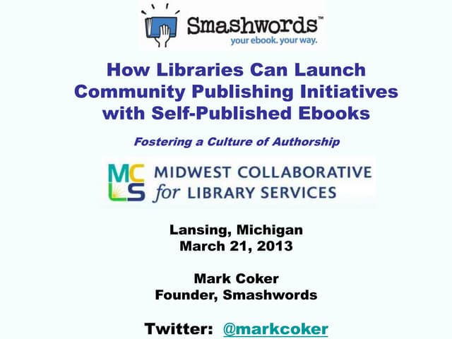 How Libraries Can Launch Community ...