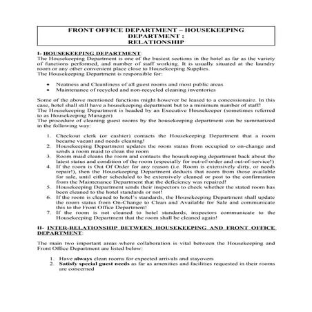 F.o.   h.k. relationship