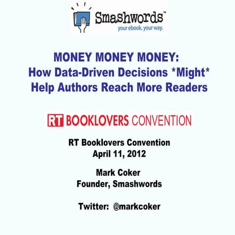 How Data-Driven Decisions *Might* Help Indie Ebook Authors Reach More Readers