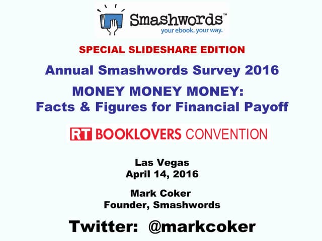 2016 Smashwords Survey - How to sel...