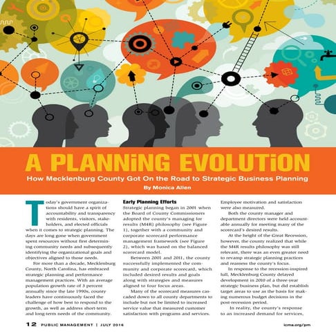 ICMA July 2016 Article - A Planning Evolution - Monica Allen