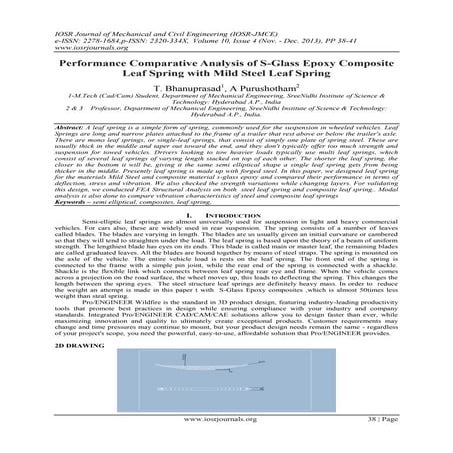Performance Comparative Analysis of S-Glass Epoxy Composite Leaf Spring with ...