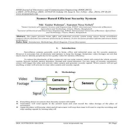 Sensor Based Efficient Security System