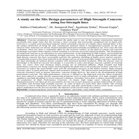 IRJET-Analysis on Mix Design of High Strength Concrete (M100) | PDF