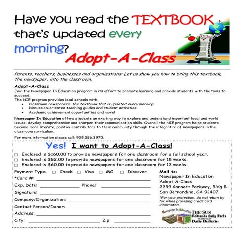 Adopt-a-Class