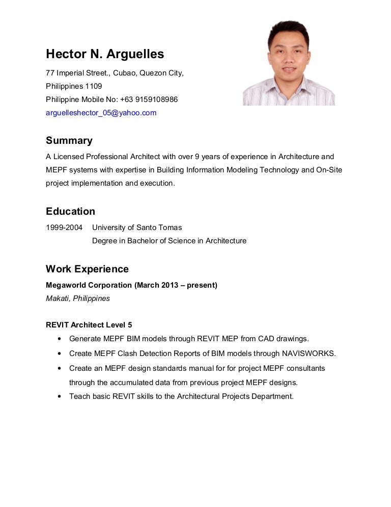 sample resume no experience philippines