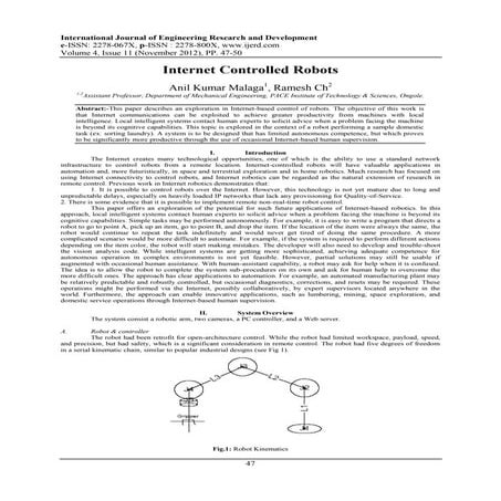 Welcome to International Journal of Engineering Research and Development (IJERD)