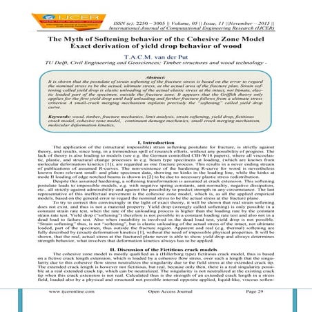The Myth of Softening behavior of the Cohesive Zone Model Exact derivation of...