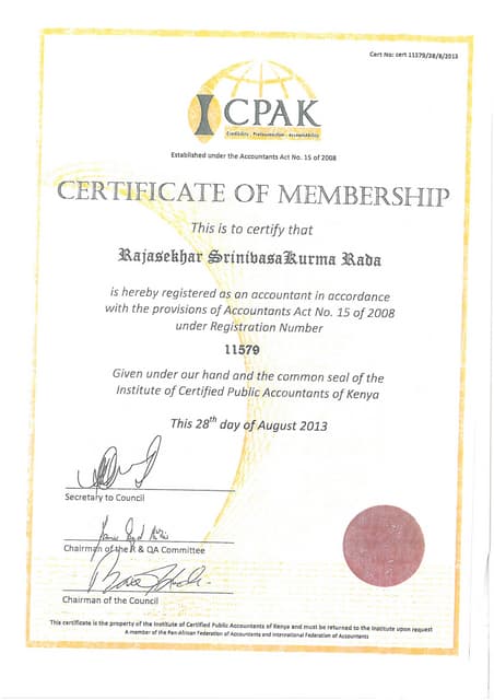 ICPAK Reg Certificate PDF ICPAK Reg Certificate PDF
