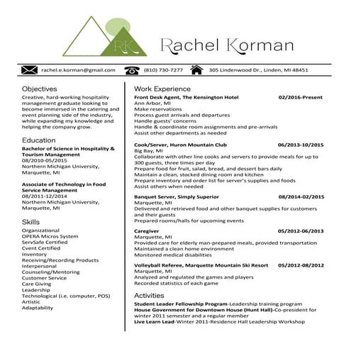 CV - Rachel (1) | DOCX