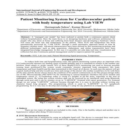 Welcome to International Journal of Engineering Research and Development (IJERD)