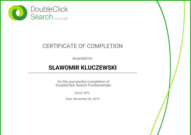 DoubleClick Certification Programs