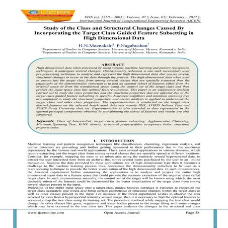 Study of the Class and Structural Changes Caused By Incorporating the Target ...