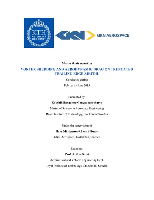 Master thesis cfd