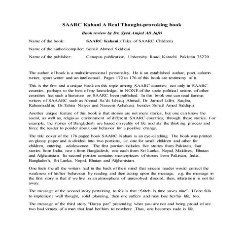 Book review SARC Kaney