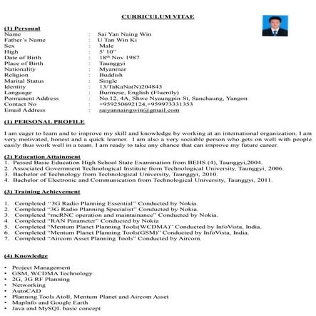 Sai Yan Naing Win's profile.pptx