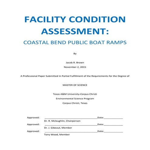 Facility Condition Assessment | PDF