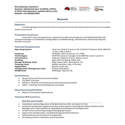 Kirankumar_Satuluri_540633_Linux_and_Unix_Administrator