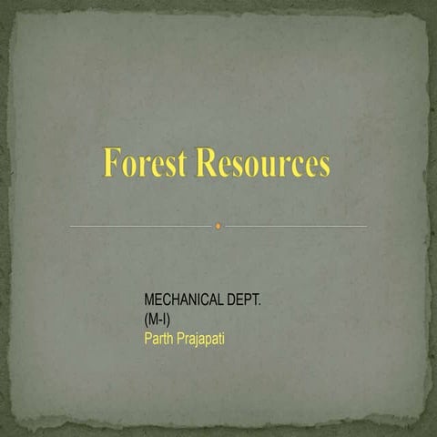 Forest Resouces 