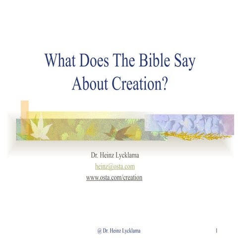 F1-Cre form one the -BIBLE-AND-CREATION-.pptx