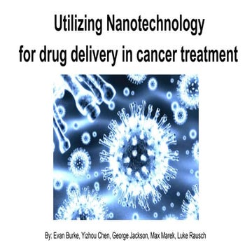 Nano drug delivery system for the cancer therapy | PPTX